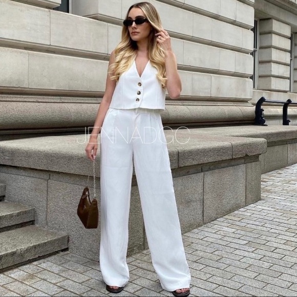 NWT Zara linen blend vest - Picture 4 of 14